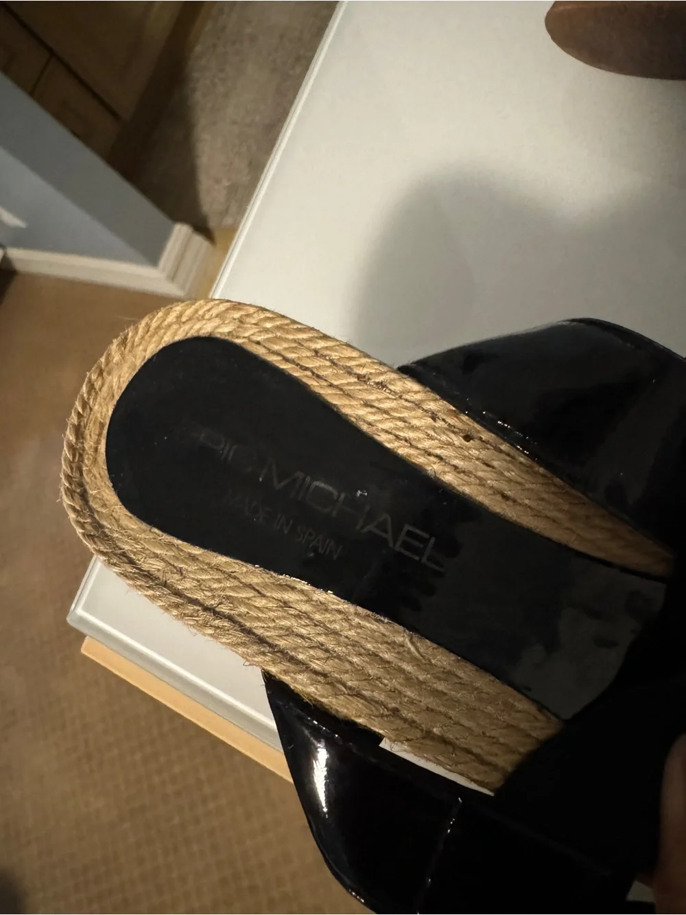Eric Micheal black espadrille